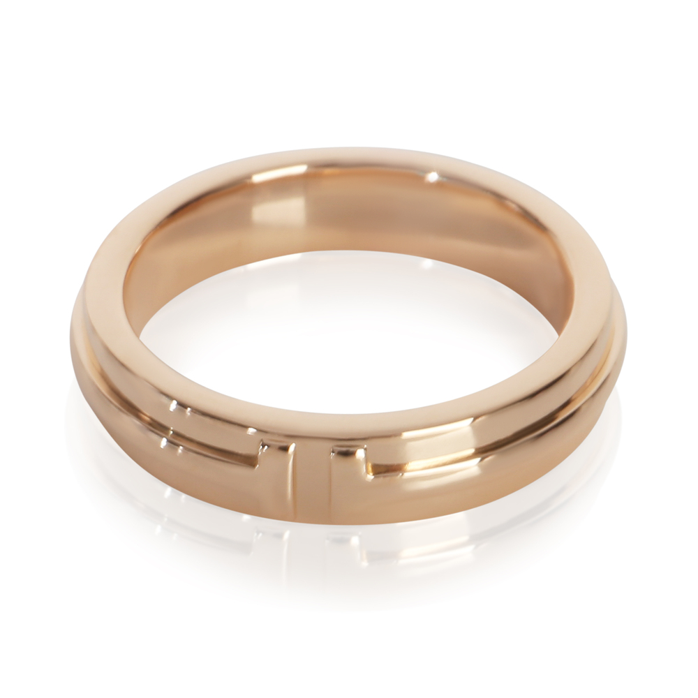Tiffany & Co. Rose Gold Tiffany T Narrow Ring